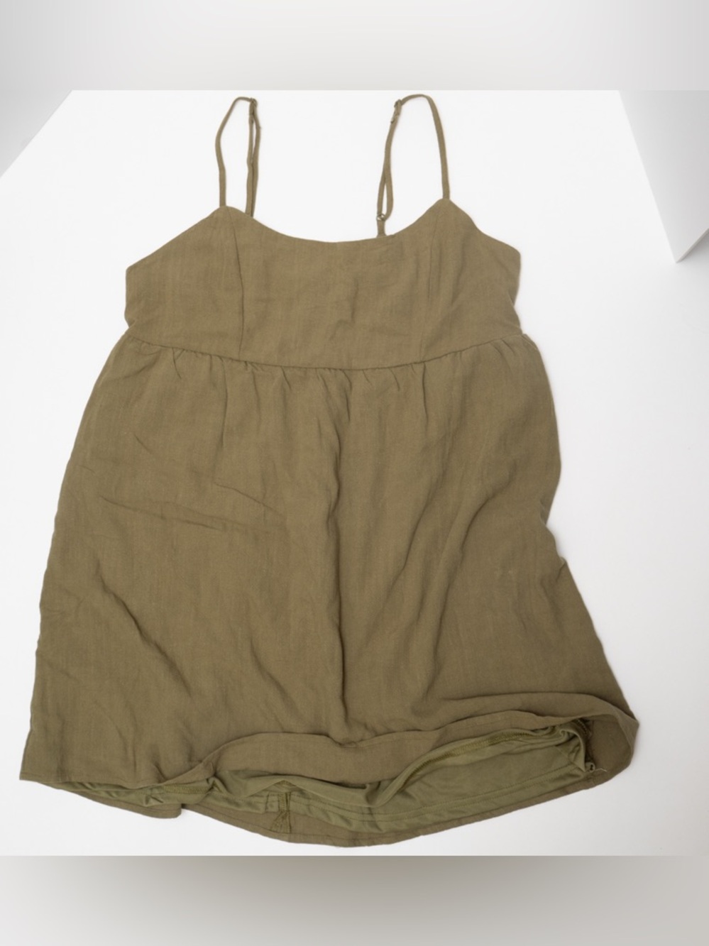 L.A. Hearts Olive Babydoll dress